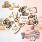 Nyomtatott dekorkarton - Viszlát ovi (2db/csom.)