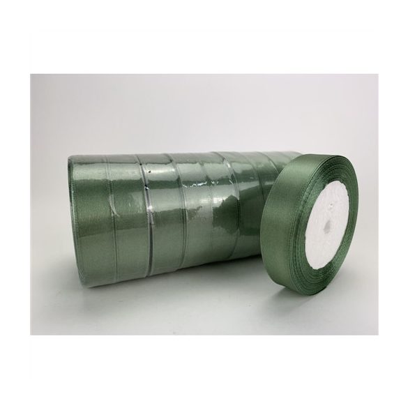 Szatén szalag 2cm x 22méter - Mohazöld