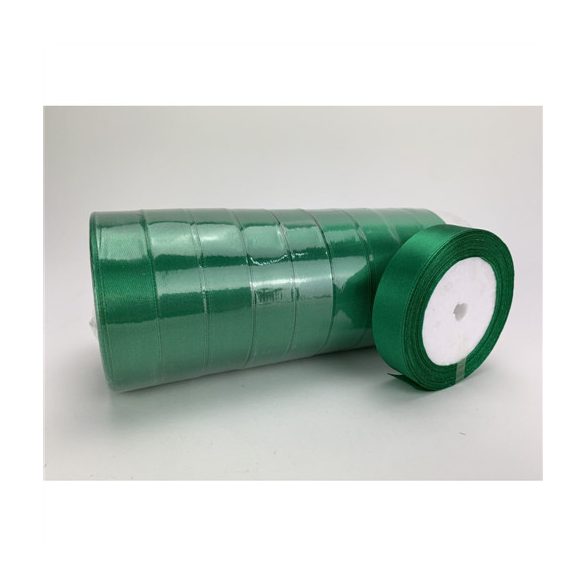Szatén szalag 2cm x 22méter - Sötétzöld