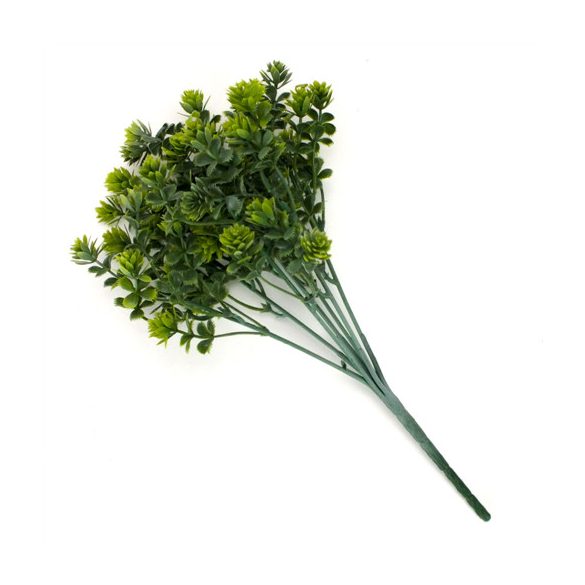 Mini pozsgás csokor 26 cm - Hamvas zöld