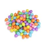   Csillámos polisztirol tojás 1,5x1,8cm - Vegyes színek (100db/csom.)