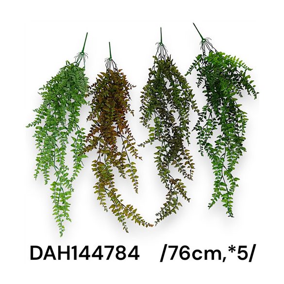 Páfrány futó apróleveles 75cm x5 - Több színben