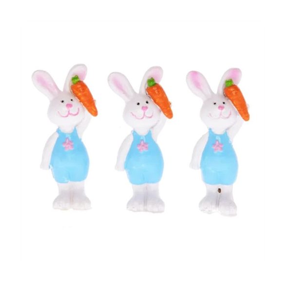 Nyúl répával poly 6x2,5cm - S/3