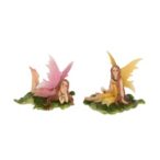   Tündér virágon poly 11x7,5x8,2cm - 2 féle sárga,rózsaszín