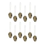 Tojás fürj akasztós műanyag 4cm - S/12