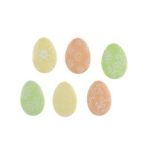 Tojás öntapadós poly 3,1x2,5x0,6cm - Színes S/12