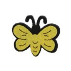 Méhecske öntapadós textil 3,8x2,9x0,3cm - Sárga S/8