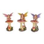 Tündér gombával álló 7,5x9xI13cm - 3féle