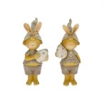   Gyerek nyuszifüllel, tojással álló 3,5x3,5x9,5cm - 2 féle