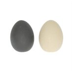   Tojás homokszórt felülettel kerámia 7,9x7,9x10,2cm - 2 féle