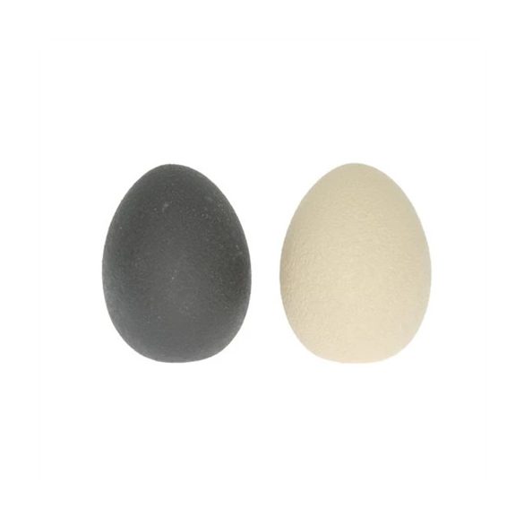 Tojás homokszórt felülettel kerámia 7,9x7,9x10,2cm - 2 féle