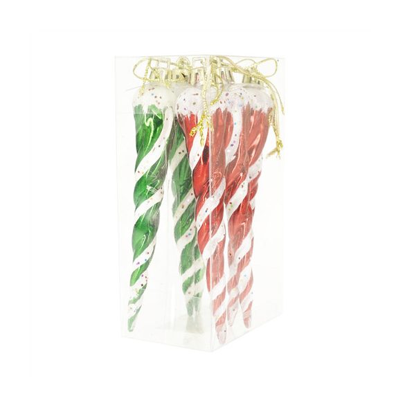 Jégcsap akasztós 7,3x4,8x12,8cm - S/6