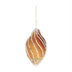 Mézeskalács dísz csavart, akasztós 13x8x8cm