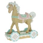 Mézeskalács játék ló glitteres poly 34,5x16x38cm