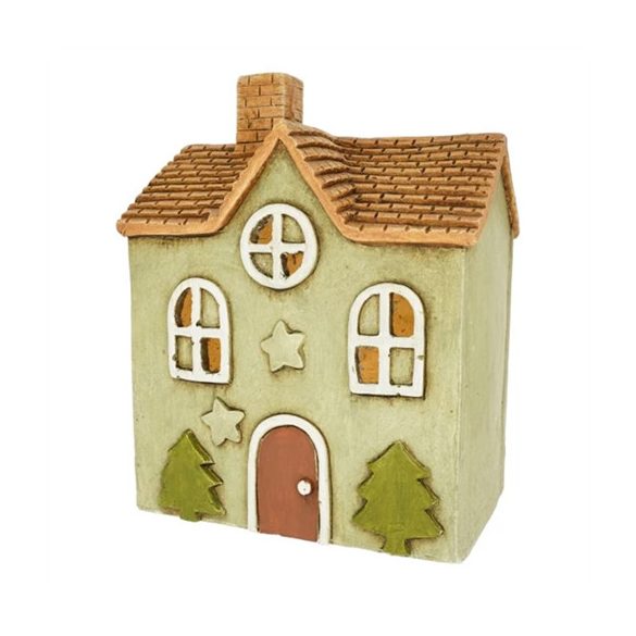 Ház LED-es magnezia 22,5x15,6x28cm