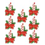 Gyertya masnival, öntapadós poly 2,2x0,9x3cm - S/8