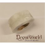 Karácsonyi szalag, csillagos fehér 25mm x 10m