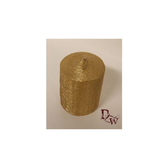 Henger gyertya mart arany 40x60mm