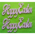 Rózsaszín fa Happy easter 15x7,5cm 2db/csomag
