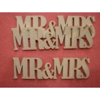 MR&MRS 10,5x3cm 3db/csomag natúr
