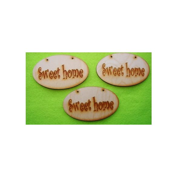 Natúr fa Sweet home 3db/csomag 9x5,5cm
