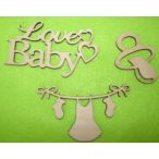 Natúr fa Love baby csomag 1szett/csomag 6-10cm