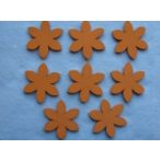 Narancssárga virág 5x5 cm 8db/csomag