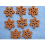 Narancssárga fa virág 8db/csomag 5cm vastagság 3mm