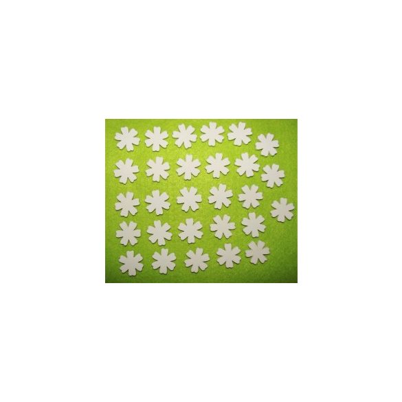 Fehér fa virág 28db/csomag 2,5x2,5cm