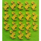   Citromsárga fa kis kacsa 18db/csomag 2,5x3,5cm vastagság 3mm