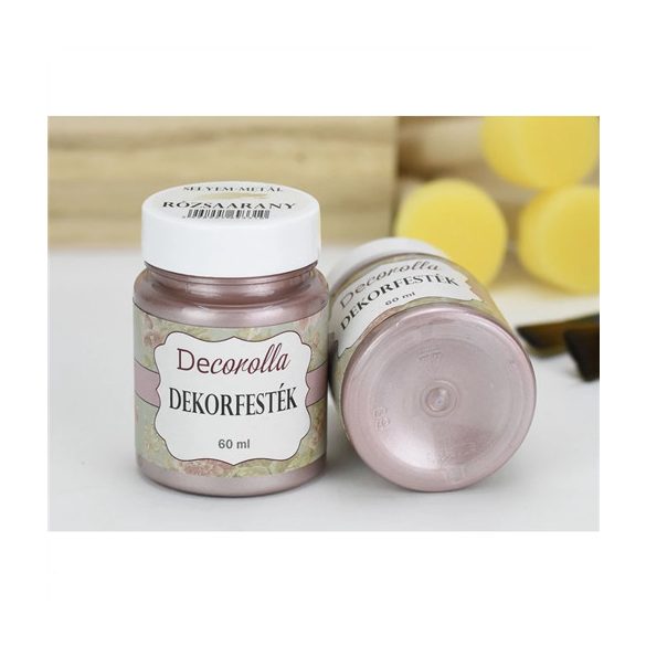 Metál akrilfesték 60ml - Rózsaarany