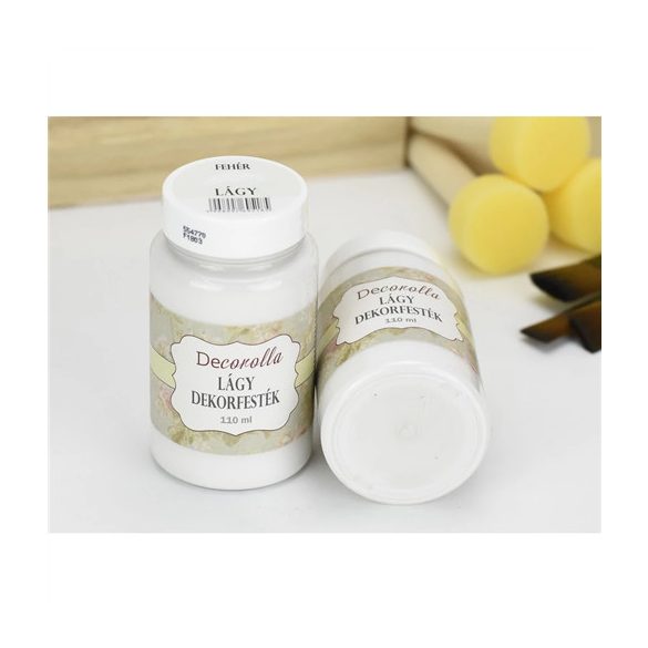 Dekorfesték lágy 110ml - Fehér