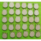 Natúr fa tulipán 3x4cm 30db/csomag