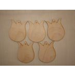 Natúr fa tulipán 10x8cm5db/csomag