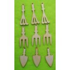 Natúr kerti szerszám szett 9db/csomag 10x4cm