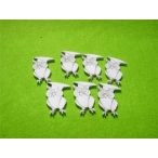 Fehér Bagoly 7db/csomag 5x3,5cm