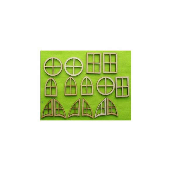 Natúr fa Tündér ablak szett 15db/csomag