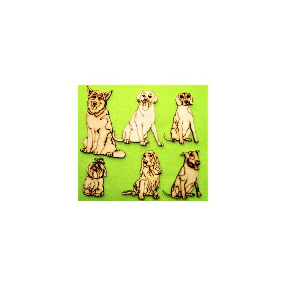 Natúr fa Kutya csomag 2 6 db/csomag 4,5-7,5cmMagasság 2,5-5,7cm