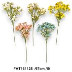 Kisvirágos ág 67cm x5 - Több színben