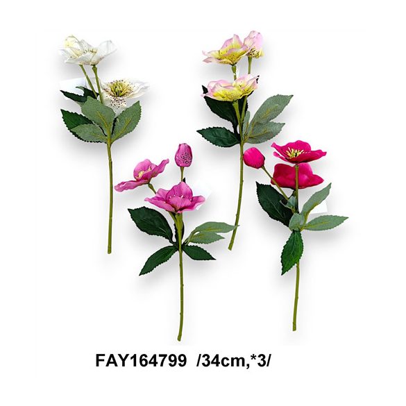 Hunyor 2fejjel +1 bimbó 34cm x3 - Több színben