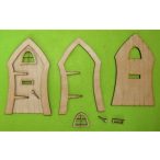 Natúr fa Tündér ajtó Lily 2 szett /csomag 13,5x8,5cm