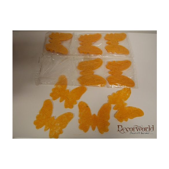 Pillangó sizal - Narancs (24db/csom.)