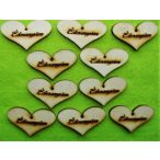 Natúr fa édesanyám szivben 5x3cm 10db/csomag