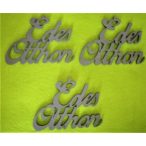 Szürke édes otthon 9,5x7cm 3db/csomag