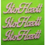 Rózsaszín fa isten hozott 3db/csomag 15x5cm