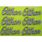 Szürke fa Otthon 6db/csomag 9,5x4cm