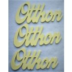 Citromsárga fa Otthon 3db /csomag 15x7cm