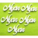 Fehér fa Nyár 7x4,2cm 5db/csomag