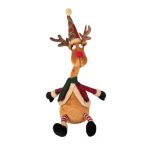 Rénszarvas éneklő 38cm (3x1,5V AA elem, nem tartozéka)