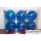 Gömb műanyag 6cm - Átlátszó s/6